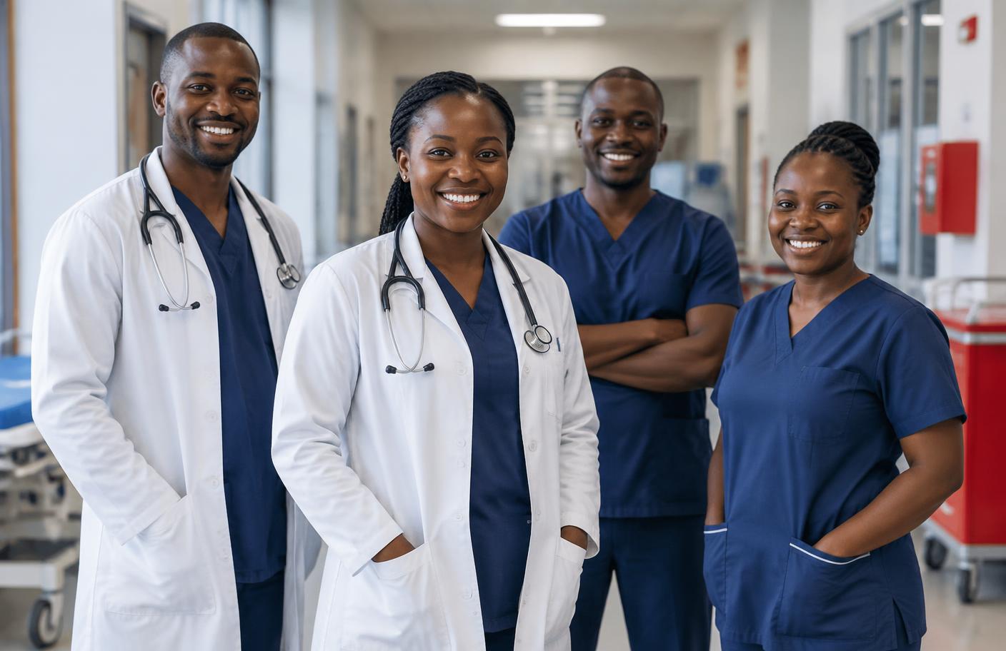 Medical team at Nzeveni West Medical Center